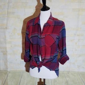 Maurice's Plaid Button Down